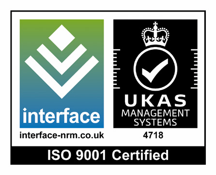 ISO 9001 Certified — Interface NRM and UKAS